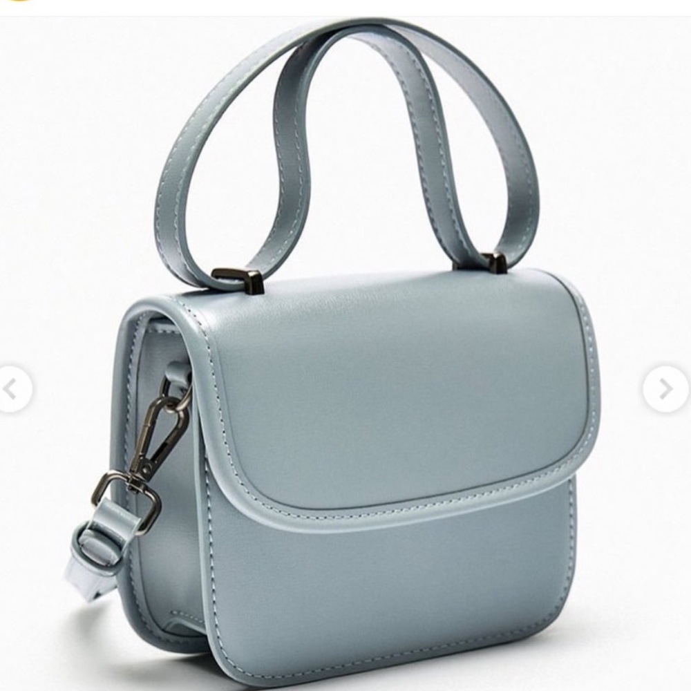 ZARA brand new stunning bag in light blue color